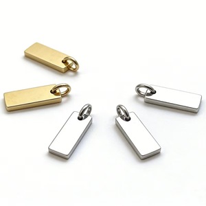 Plaques de nom gravées en acier inoxydable brossé sur mesure, étiquettes métalliques vierges pour meubles, portes en bois, armoires - Product Image 4
