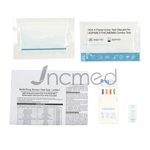 Test de dépistage multi-drogues AMP/THC/MET/MDHA Test rapide 4 en <span class=keywords><strong>1</strong></span> Test de dépistage de drogues Test de dépistage multi-drogues en une étape - Product Image 6