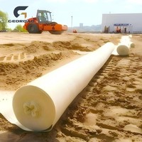 Tissu géotextile non tissé PET/PP aiguilleté, écologique, pour la construction routière