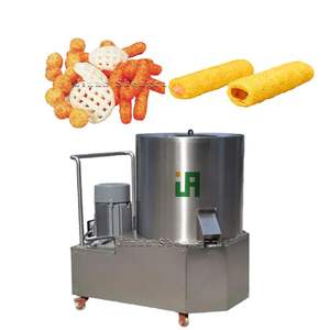 Comercial Twin Screw Fried <span class=keywords><strong>Doritos</strong></span> Bugles Snacks que hace la máquina extrusora Línea de producción automática de aperitivos fritos - Product Image 3