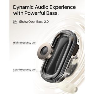 สำหรับ shokz openfit 2ไร้สายจริงสำหรับหูฟังบลูทูธไฟ LED แสดงสถานะแบตเตอรี่ดิจิตอลไมโครโฟนแบบเปิดหู48ชั่วโมง - Product Image 6