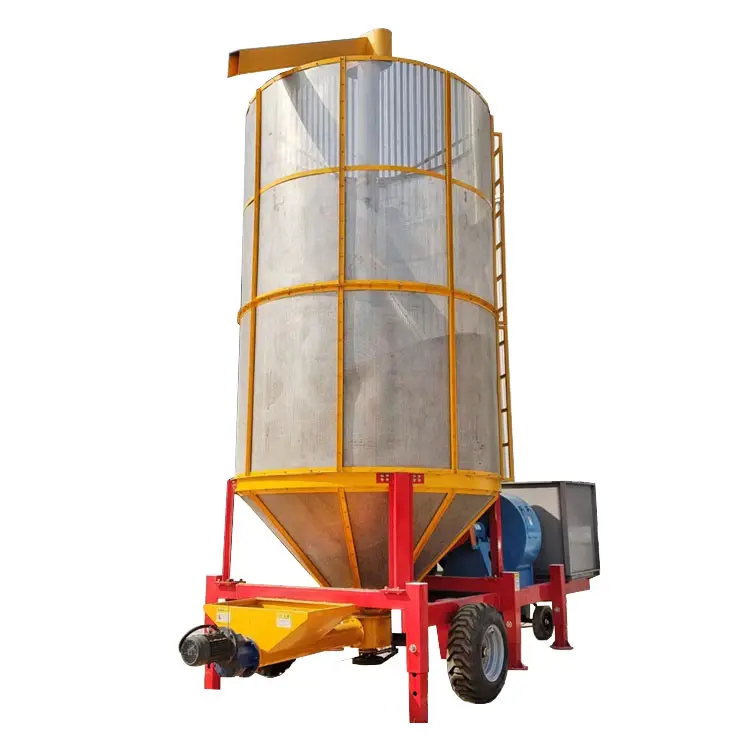 Essiccatore di riso piccolo essiccatore di riso verticale produttori di grano essiccatore con capacità di 30T/giorno