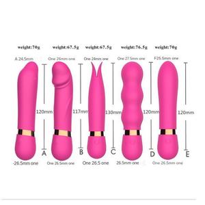 Forniture per adulti all'ingrosso Silicone ricaricabile Wufu piccolo vibrazione massaggio AV Stick donna 10 velocità <span class=keywords><strong>100</strong></span>% impermeabile AliExpress - Product Image 5