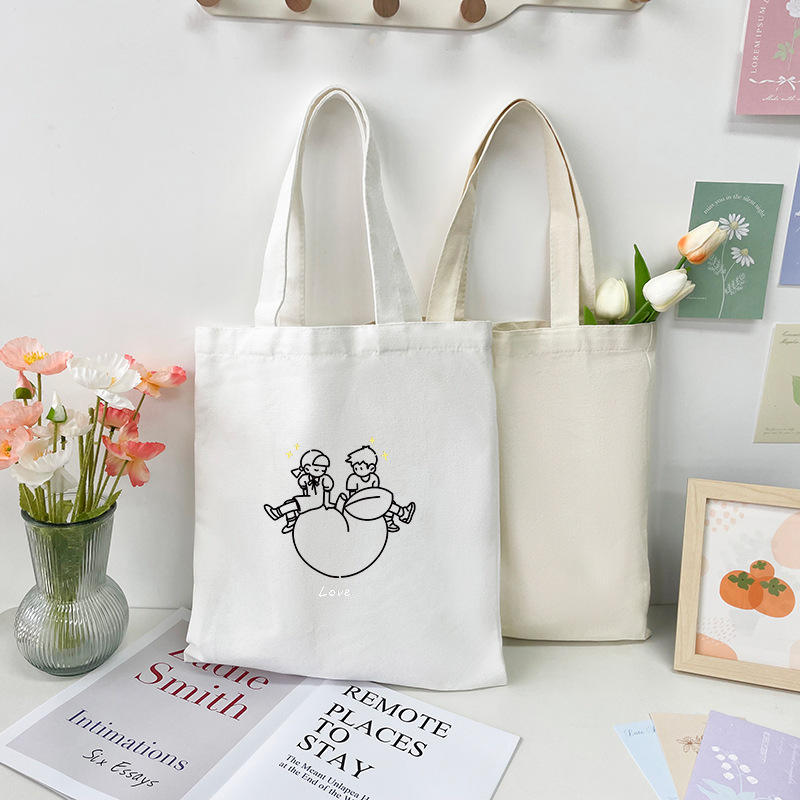 กระเป๋าโท้ทที่มีโลโก้พิมพ์แบบกำหนดเอง