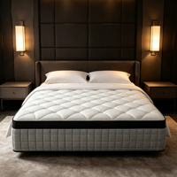 Matelas hybride en mousse à mémoire de forme de 12 pouces, respirant, compressé sous vide, livré en boîte, vente en gros, OEM disponible