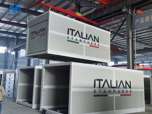 20ft có thể gập lại nhà để xe với cuộn cửa container nhà đúc sẵn kho - Product Image 6