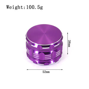 <span class=keywords><strong>Shiru</strong></span> broyeur d'herbes 52mm broyeur de tabac en métal en alliage de Zinc broyeur d'épices sèches Machine accessoires pour fumer en gros - Product Image 2