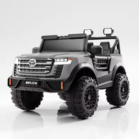 Mobil Polisi Listrik Anak 2026, Kendaraan Mainan Off Road Bertenaga Baterai 12V dengan Lampu Siren LED untuk Anak-anak Berkendara di Luar Ruangan