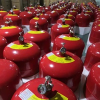 Unité d'extinction d'incendie à poudre sèche superfine en acier inoxydable murale, certifiée ISO 9001, solution de prévention des incendies pour ESS