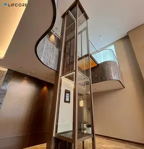 Một tầng biệt thự xây dựng thang máy trục đèn 4 Hành khách Nâng giá tại Ấn Độ