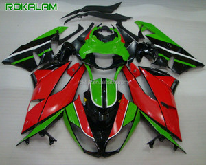 <span class=keywords><strong>ZX</strong></span>-<span class=keywords><strong>6R</strong></span> 09 10 11 12 carrocería Kit de carenado para <span class=keywords><strong>Kawasaki</strong></span> ZX6R 2009, <span class=keywords><strong>2010</strong></span>, 2011, 2012 <span class=keywords><strong>ZX</strong></span> <span class=keywords><strong>6R</strong></span> 636 rojo verde negro piezas de la motocicleta - Product Image 1