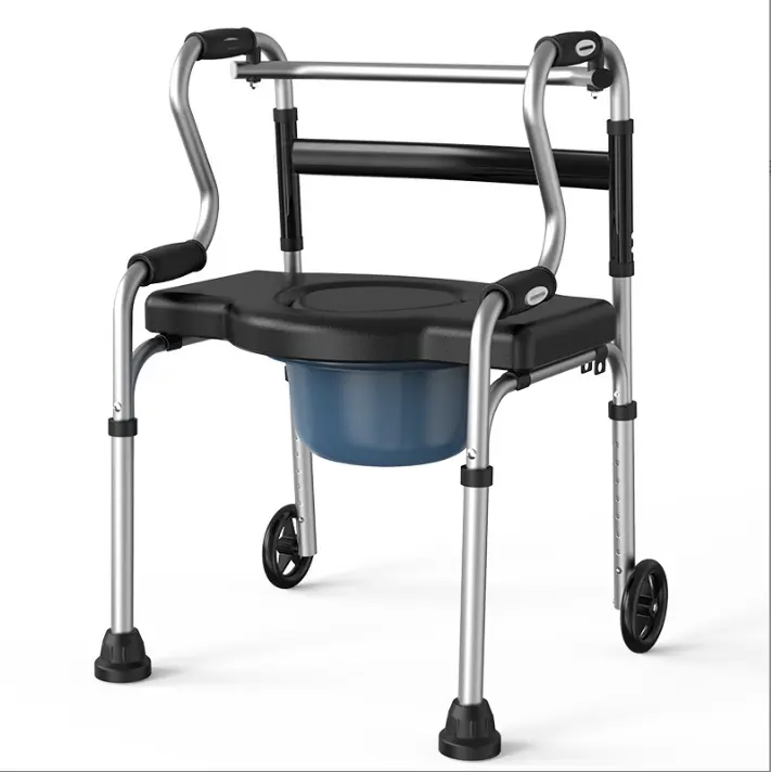 best selling products 2023 medical supplier commode chair with wheels
