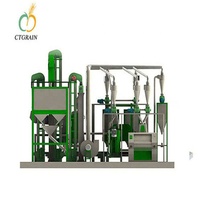 Machine de traitement de la farine Fabricant d'usine Usine de traitement de manioc en poudre Fraiseuse de farine de manioc et de maïs