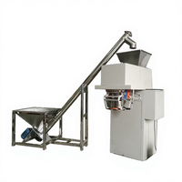 Automatische 10kg 50kg Abfüllmaschine für Kleinunternehmen Reis Dünger Pellets Mais Verpackungs- und Versiegelungsmaschine mit Trichter