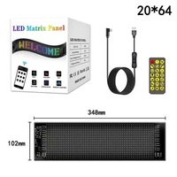 Panneau lumineux LED flexible imperméable pour la lunette arrière de la voiture, panneau matriciel LED avec télécommande par application, écran textuel, nouveauté