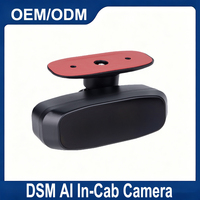 Sistema de Alerta de Fatiga AHD 720P con Cámara DSM AI, Alerta de Distracción, Uso de Teléfono, Boquilleo, Visión Nocturna IR 940nm, 12V, Comercial