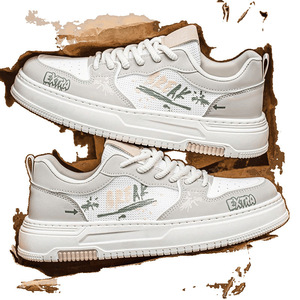 Venta al por Mayor de Fábrica a Precios Bajos, Zapatos de Skateboard para Hombre con Suela Gruesa, Zapatos Deportivos Casuales, Zapatos para Caminar Ligeros y Antideslizantes - Product Image 4