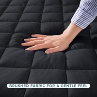Housse de protection matelassée imperméable personnalisée pour matelas, anti-poussière et anti-urine, tricotée unie