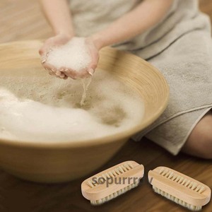 Brosse à ongles double face personnalisable avec logo, en poils de sanglier, exfoliante, pour nettoyer la poussière des ongles et du corps, pour le bain - Product Image 5
