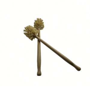 Cepillo de limpieza de botellas de mango largo de bambú natural con cerdas de Sisal para botellas de agua - Product Image 2