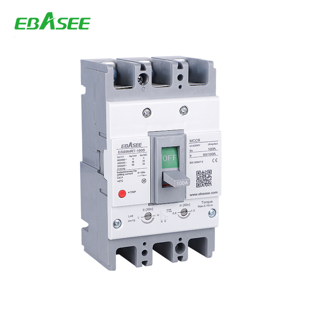 OEM Industrial MCCB Circuit Breaker 125A 250A 1P 2P 3P 4P Three Phase Switch Moulded case Circuit Breakers