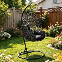Fauteuil balançoire pliable en acier inoxydable pour extérieur, style moderne et minimaliste, idéal pour jardin et salon de jardin - Vente en gros usine