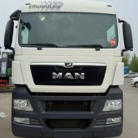 Pour TGS 18.460, retardateur d'occasion, 6x4, automatique, conduite à gauche, diesel, sièges en cuir, suspension pneumatique, siège conducteur