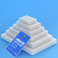 Film de plastification YIDU format carte d'identité, 3 couches, double face, mat, thermique, feuille de plastification, film de protection, 250 microns