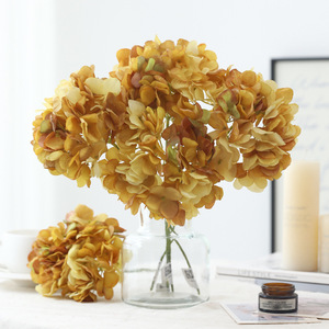 Fleurs en soie d'hortensia simple « Pluie Poétique » haute simulation pour décorations de mariage et décoration intérieure - Product Image 2