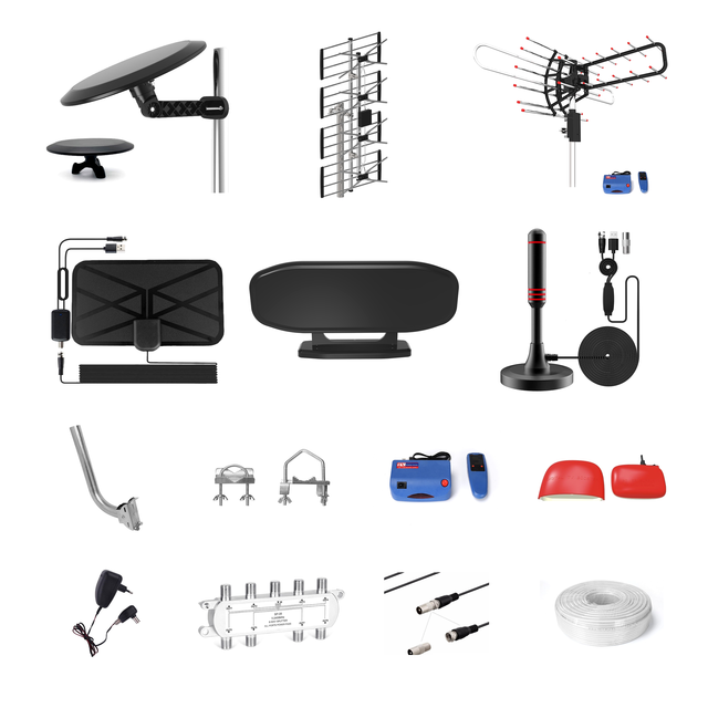 Custom TV Antenna Source Factory Direct OEM ODM Digital Aerial with Optional Accessories Kit on Demand Wholesale