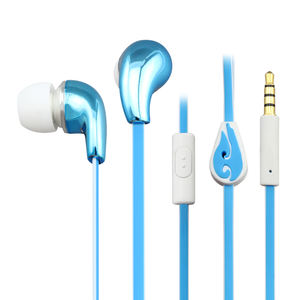 Clip de son stéréo multicolore métallisé <span class=keywords><strong>avec</strong></span> prise 3.5mm-Écouteurs intra-auriculaires ergonomiques <span class=keywords><strong>avec</strong></span> fil - Product Image 3