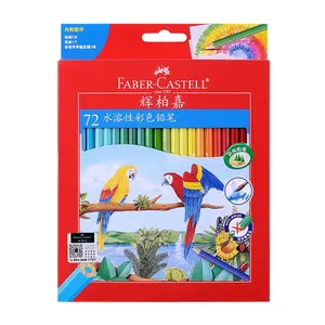 lápis de cor faber castel 24 Suppliers-Conjunto de lápis coloridos com FABER-CASTELL água, lápis de cores profissionais pintados à mão para artistas