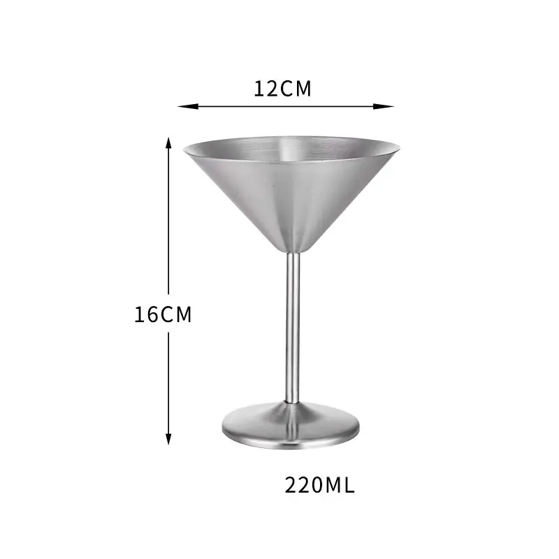 النحاس مطلي كؤوس مشروبات الإبداعية كأس مارتيني كؤوس لشريط مطعم