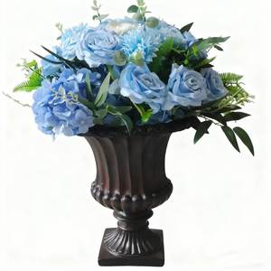 Pots de fleurs et jardinières en résine de fibre de verre pour l'extérieur et l'intérieur, grands pots de fleurs pour plantes de jardin - Product Image 1