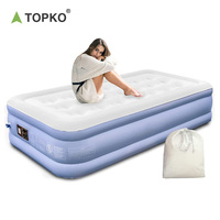 TOPKO Matelas intérieur et extérieur de haute qualité Lit auto-gonflant à air Lit gonflable Matelas gonflables Lit