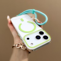 Cordon magnétique pour accessoires de téléphone PC, compatible avec iPhone 17 18 Pro, coque magnétique à chargement sans fil pour iPhone 17 16 15 14 13 12