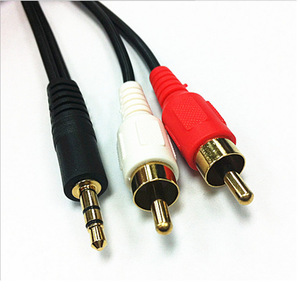 สายสัญญาณเสียงสเตอริโอ 3.5 มม. ถึง RCA คู่ 5 ม. สายสัญญาณภาพและเสียงคุณภาพสูงสำหรับเครื่องเสียงรถยนต์และโฮมเธียเตอร์ - Product Image 2