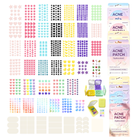 Patchs Hydrocolloïdes en Forme de Cœur pour l'Acné, Réparation Invisible des Imperfections, Décoration pour Fêtes et Festivals, Personnalisation ODM/OEM en Usine