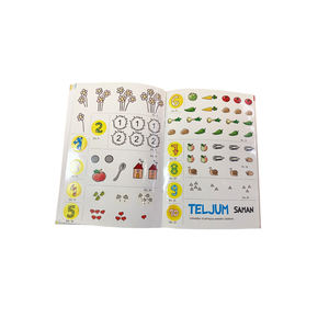 Impresión de libros, papel de arte novedoso, cubierta suave, impresión, clic, lectura, <span class=keywords><strong>libro</strong></span> de imágenes en inglés, <span class=keywords><strong>libro</strong></span> de aprendizaje de cognición de conejo para niños - Product Image 3