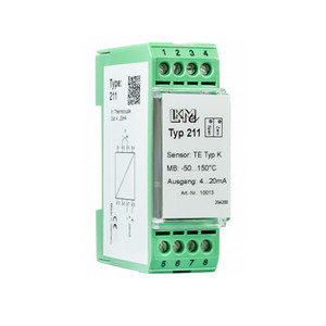Transmetteur de thermocouple LKM 211 type K 4-20mA, convertisseur de signal sur rail DIN - Product Image 1