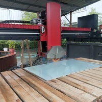 Machines à pierre Scie à pont automatique Machine à découper la pierre CNC en marbre granit, utilisée pour les dimensions de coupe à plat