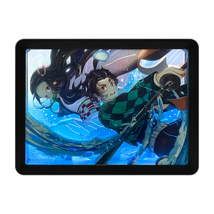 Lámpara de Escritorio LED con Figura de Anime Personalizada de <span class=keywords><strong>Demon</strong></span> <span class=keywords><strong>Slayer</strong></span>, Caja de Luz de Papel, Regalo para Fanáticos del Anime y <span class=keywords><strong>Manga</strong></span> - Product Image 1