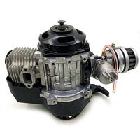 Moteur 49cc avec boîte de vitesses 25H ou T8F, moteur à essence 2 temps 44-6 pour mini ATV Quad, démarrage facile