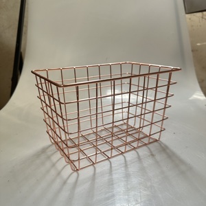 Cina fabbrica di vendita direttamente in filo metallico cesto porta frutta porta casa e cucina contenitori <span class=keywords><strong>scrivania</strong></span> organizzazione <span class=keywords><strong>scatola</strong></span> - Product Image 5