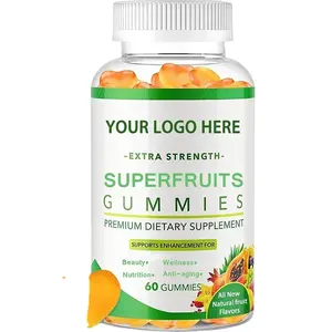 Het Verstrekken Van Energie Heren Multivitaminen Superfruits Gummies Voor Antioxidanten