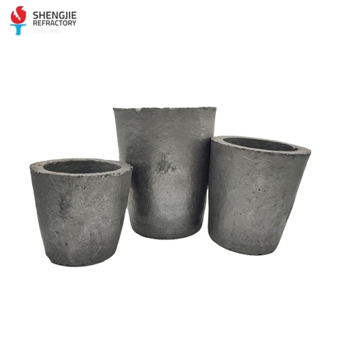 High Temperature Clay Silicon Carbide Crucible Graphite Products for Steel Smelting Refractory Material