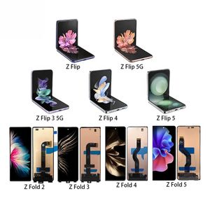 หน้าจอ LCD โทรศัพท์มือถือสำหรับ Samsung Galaxy Z Flip2 Flip3 Flip4 Flip5 Flip6 Flip7 จอสัมผัส LCD แท้สำหรับซ่อม - Product Image 6