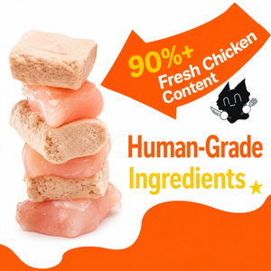 <span class=keywords><strong>Cibo</strong></span> Completo Liofilizzato per Gatti a Base di Anatra con Cachi, Olivello Spinoso e Olio di Salmone, Ricetta ad Alto Contenuto Proteico con Singola Proteina Animale - Product Image 5