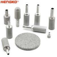Diffuseur d'air multi-usages en acier inoxydable 316L poreux fritté HENGKO, diffuseur de nano-bulles, pierre à air