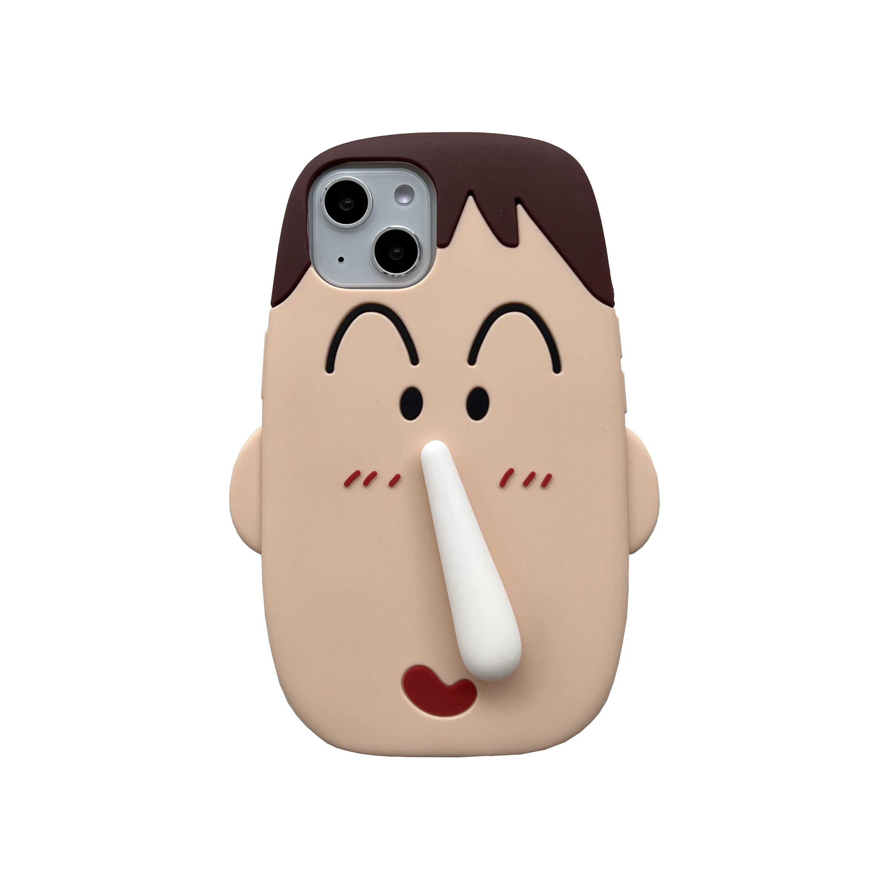 3D Cute Cartoon Funny Sausage Mouth Monster Phone Case For iPhone 14ProMax 13 12 11 XSMax XR Soft Silicone Shockproof Cover